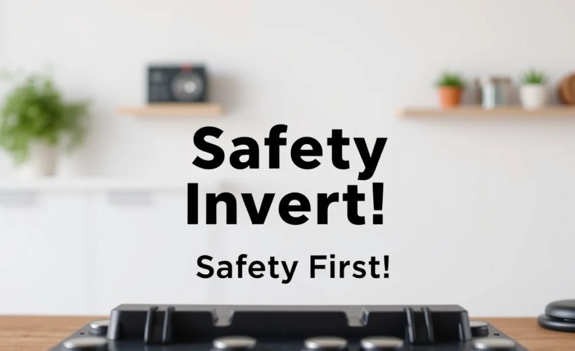 Safety First!