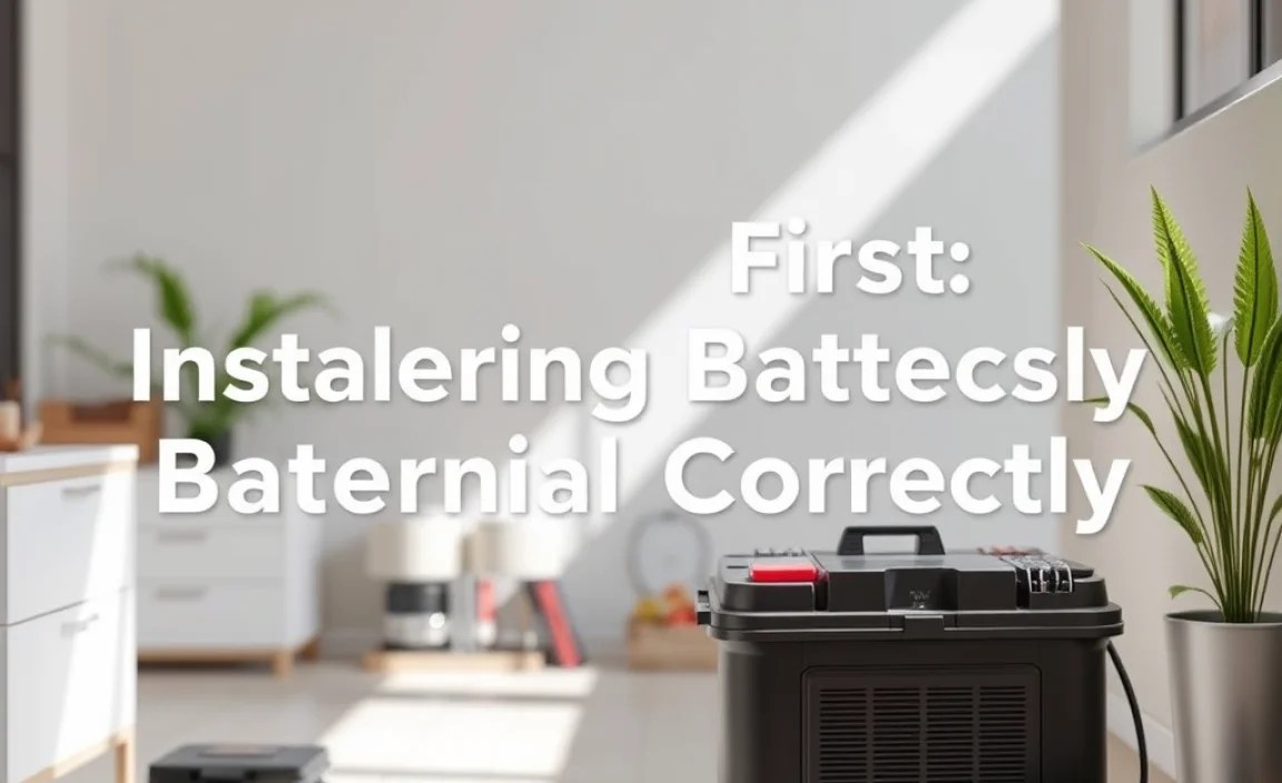 Safety First: Installing Batteries Correctly