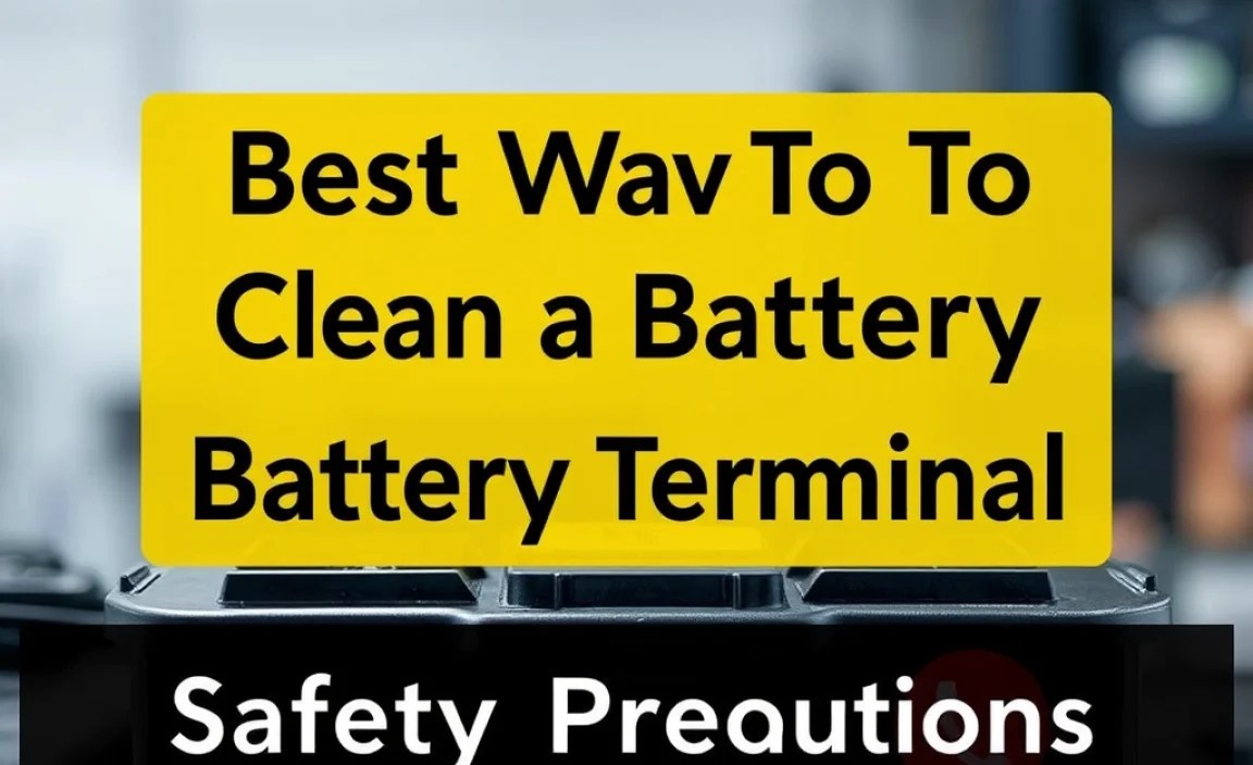 Safety Precautions Before Cleaning