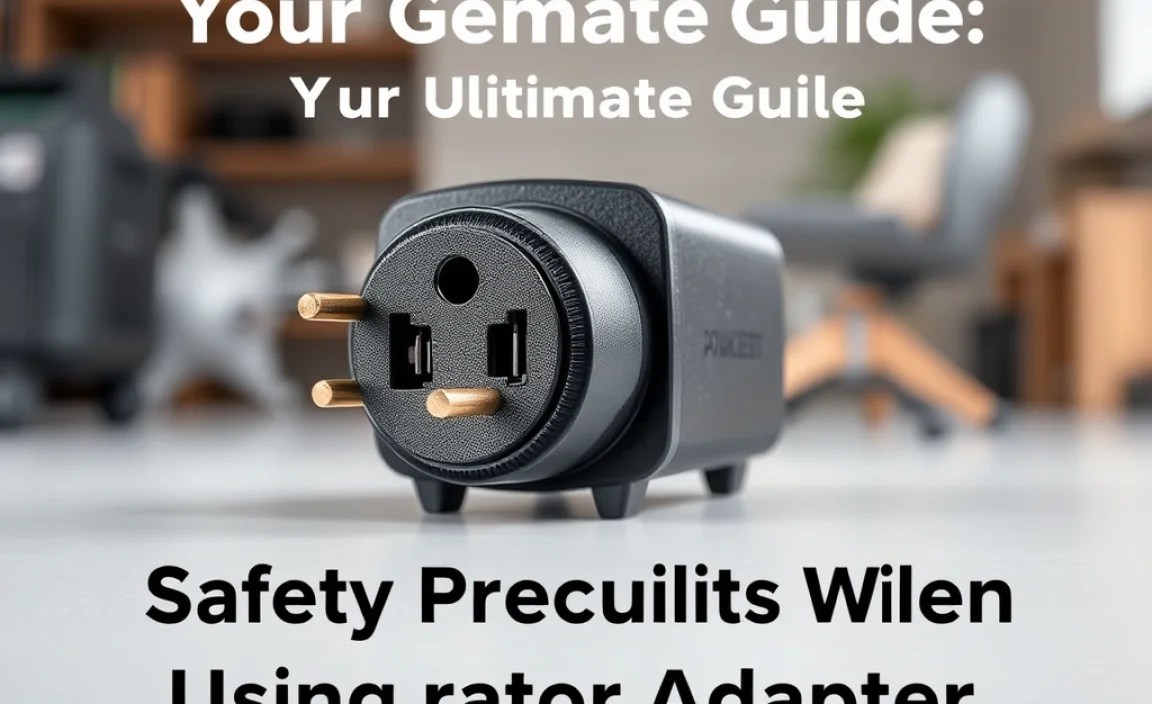 Safety Precautions When Using Generator Adapters