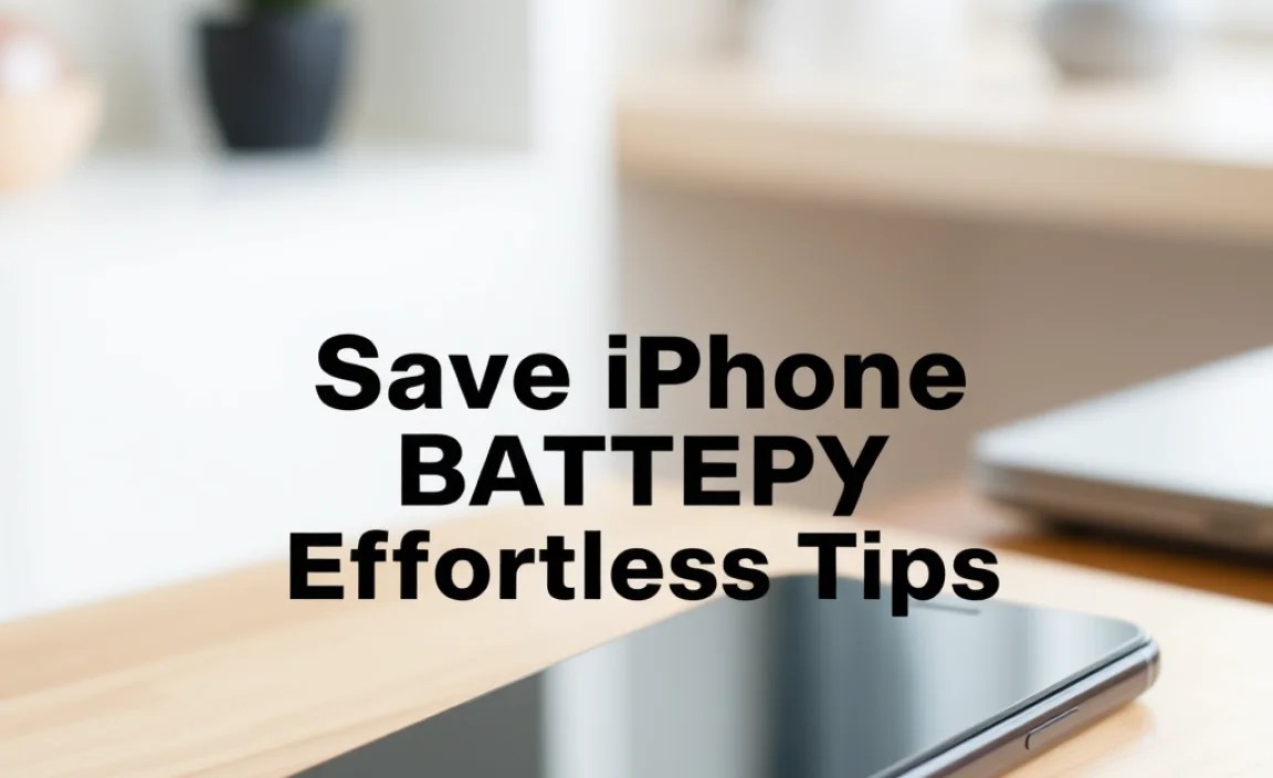 Save iPhone Battery: Effortless Tips
