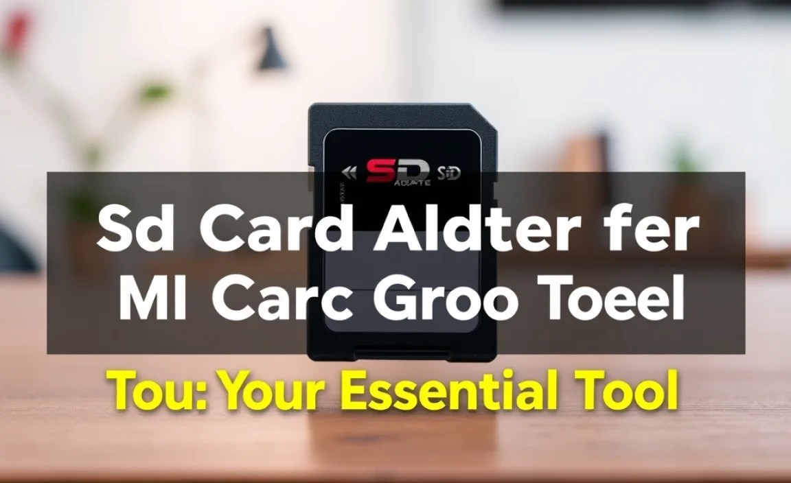 Sd Card Adapter for Micro SD: Your Essential Tool