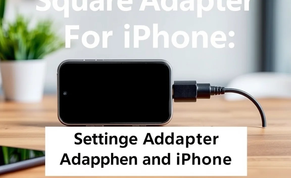 Setting Up Your Square Adapter and iPhone