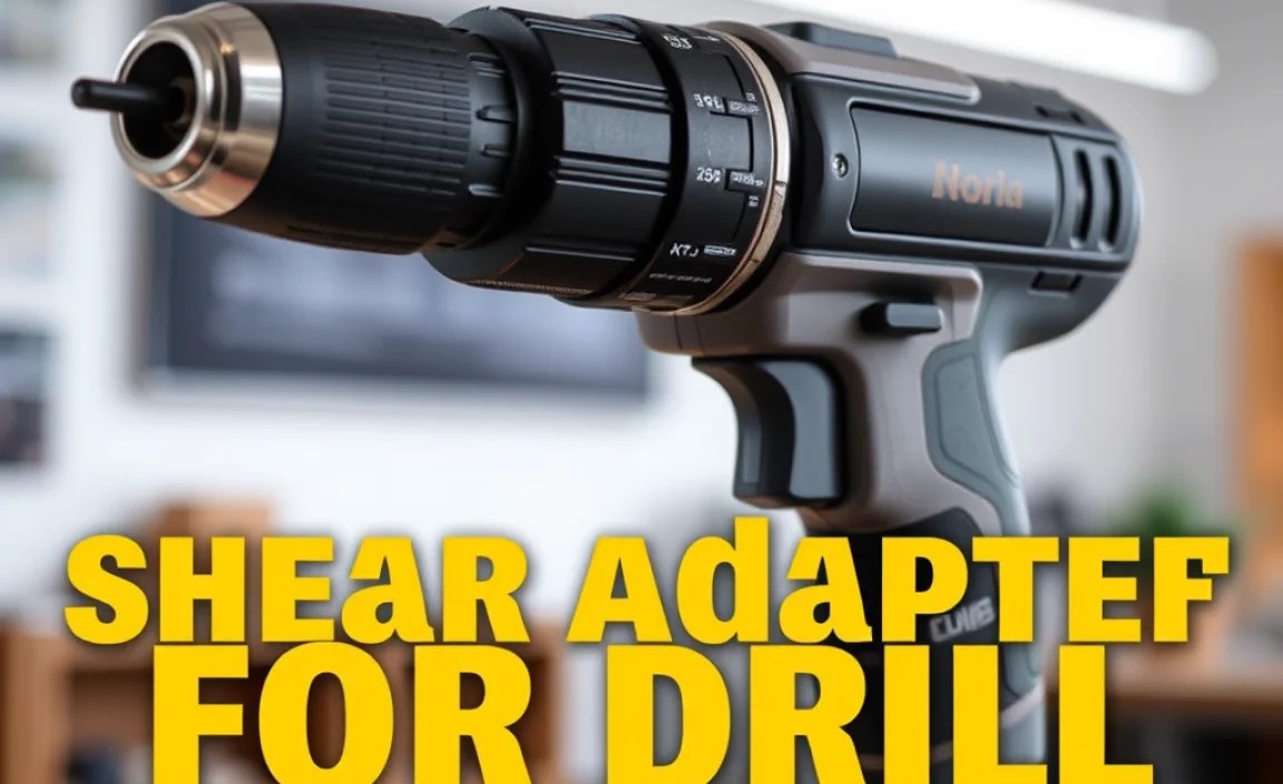 Shear Adapter For Drill: Genius Essential Tool