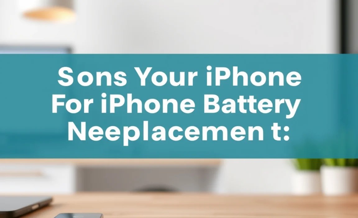 Signs Your iPhone Battery Needs Replacing