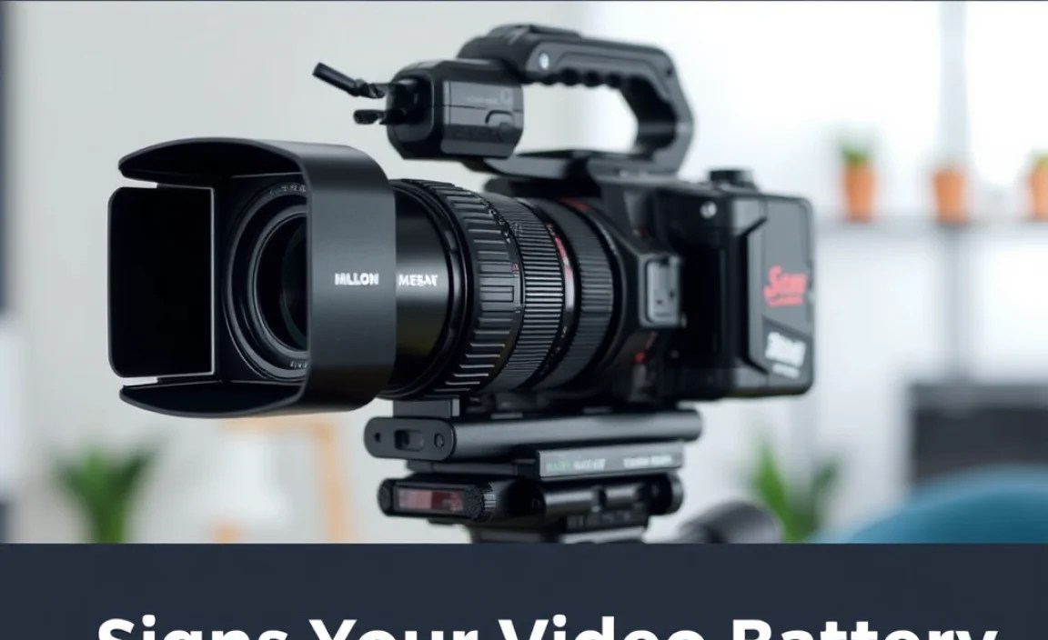 Signs Your Video Camera Battery Needs Replacement