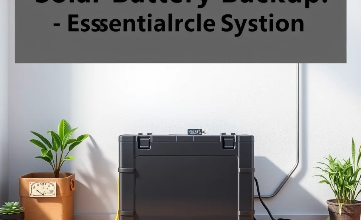 Sizing Your Solar Battery Backup System