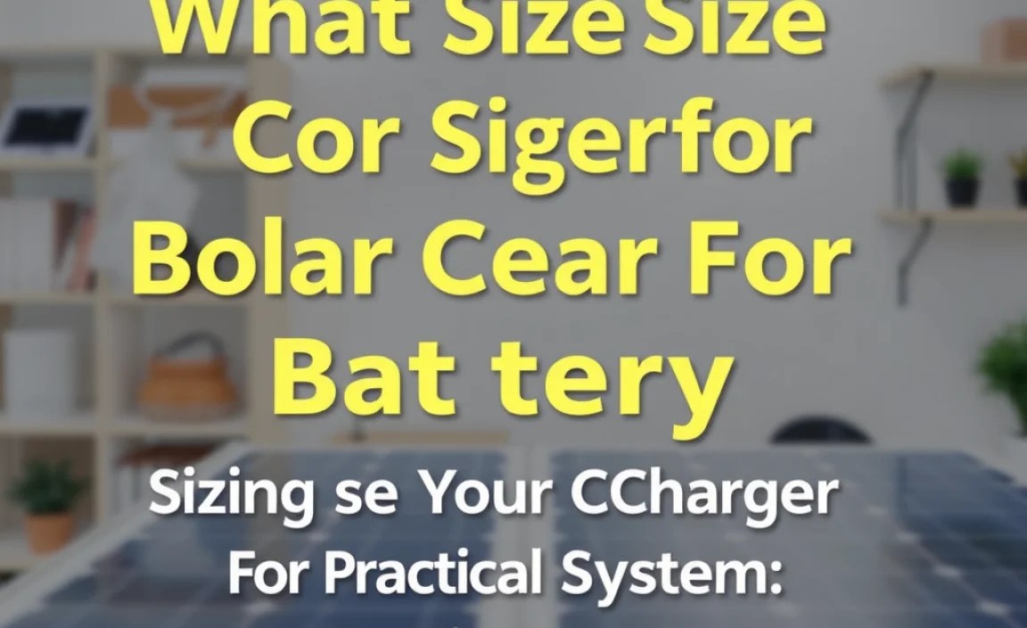 Sizing Your Solar Charger System: A Practical Example