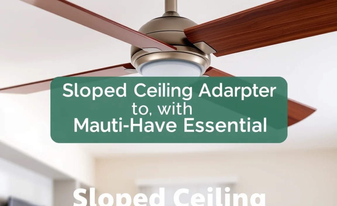 Sloped Ceiling Adapter vs. Flush Mount: Understanding the Differences