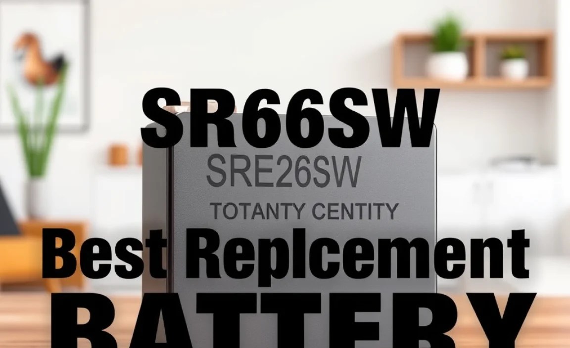 SR626SW Best Replacement Battery