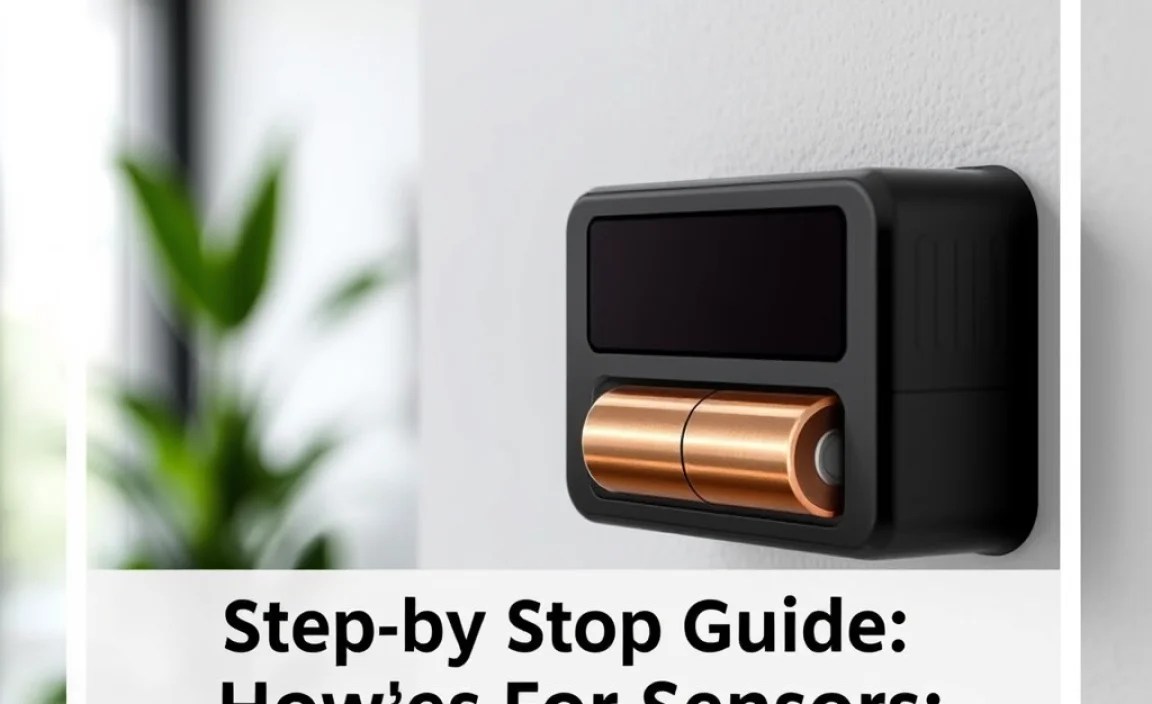Step-by-Step Guide: How to Replace Sensor Batteries