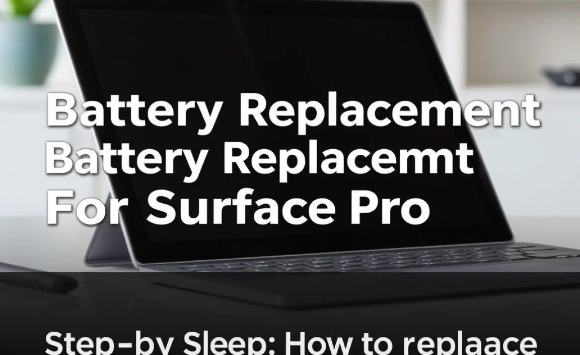 Step-by-Step: How to Replace Your Surface Pro Battery