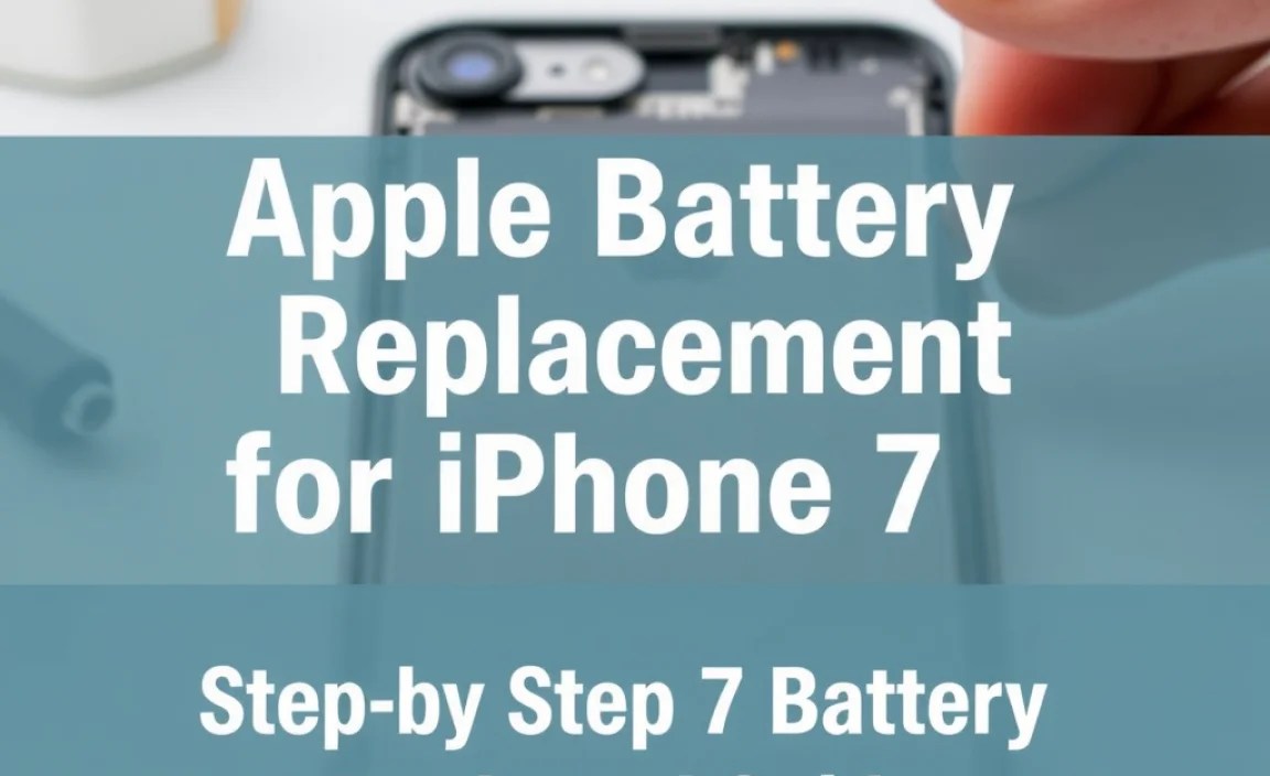 Step-by-Step iPhone 7 Battery Replacement Guide