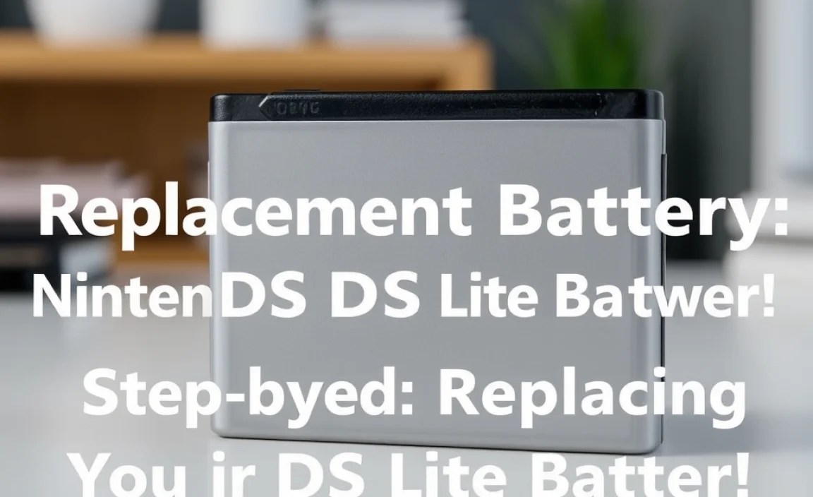 Step-by-Step: Replacing Your DS Lite Battery