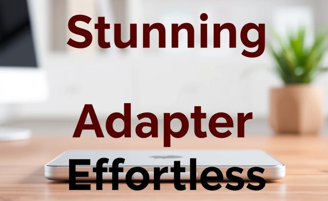 Stunning iPad Adapter: Effortless Connection