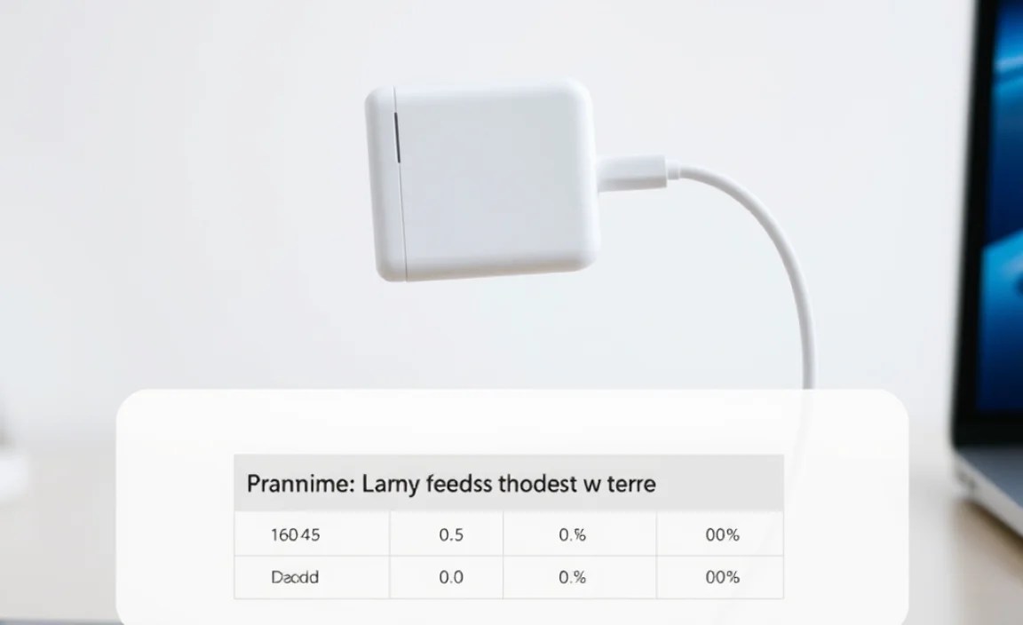 Table: Comparing Common MacBook Pro Wattage Needs