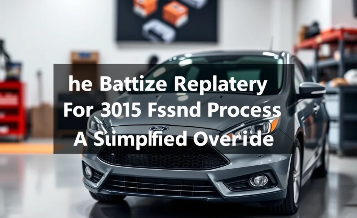 The Battery Replacement Process: A Simplified Overview