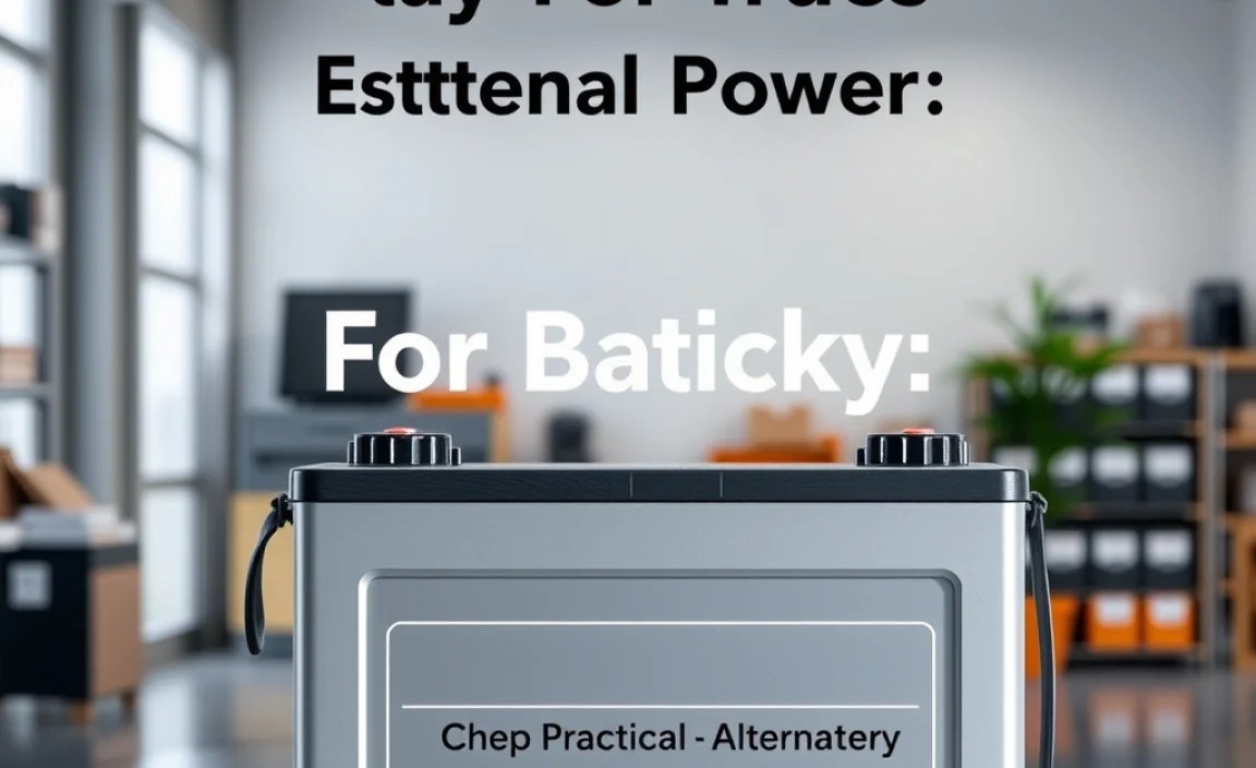 The Practical Alternative: High-Value AGM Batteries