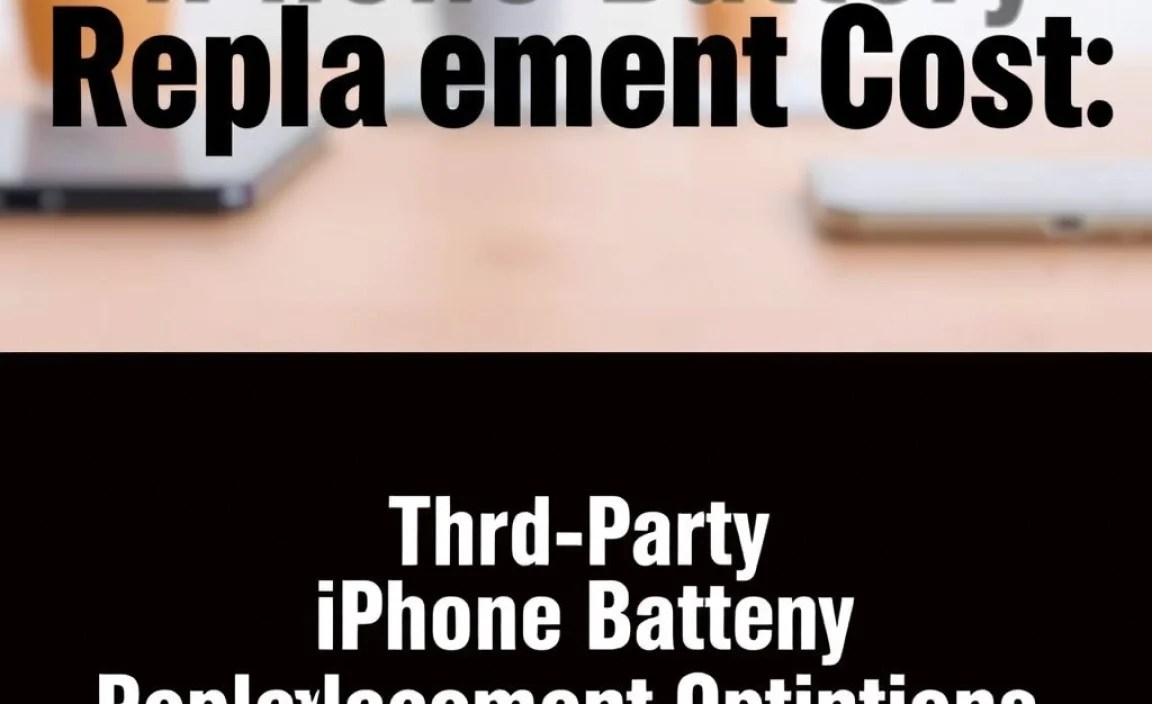 Third-Party iPhone Battery Replacement Options