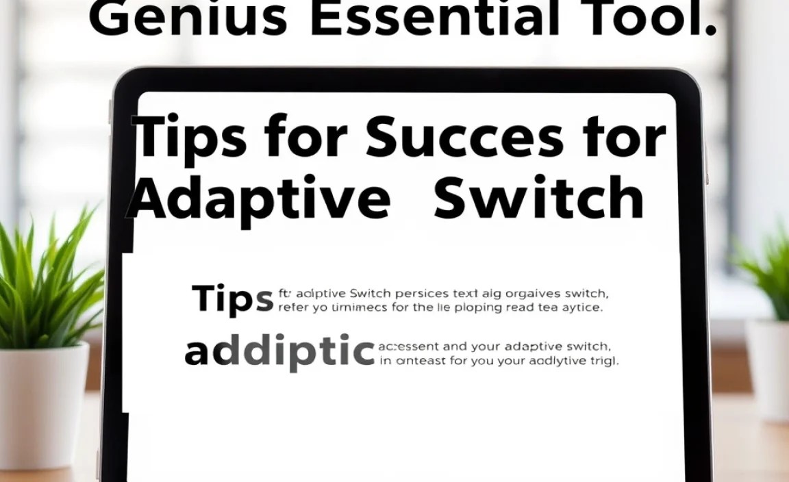 Tips for Success with Your Adaptive Switch