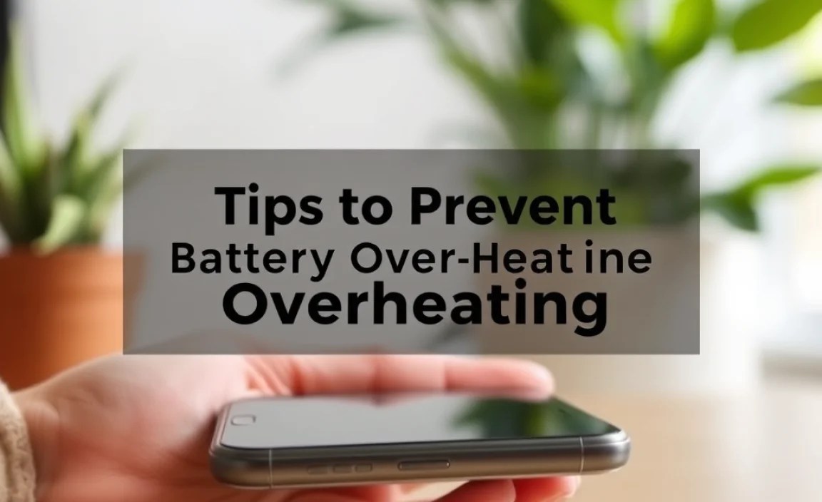 Tips to Prevent Battery Overheating