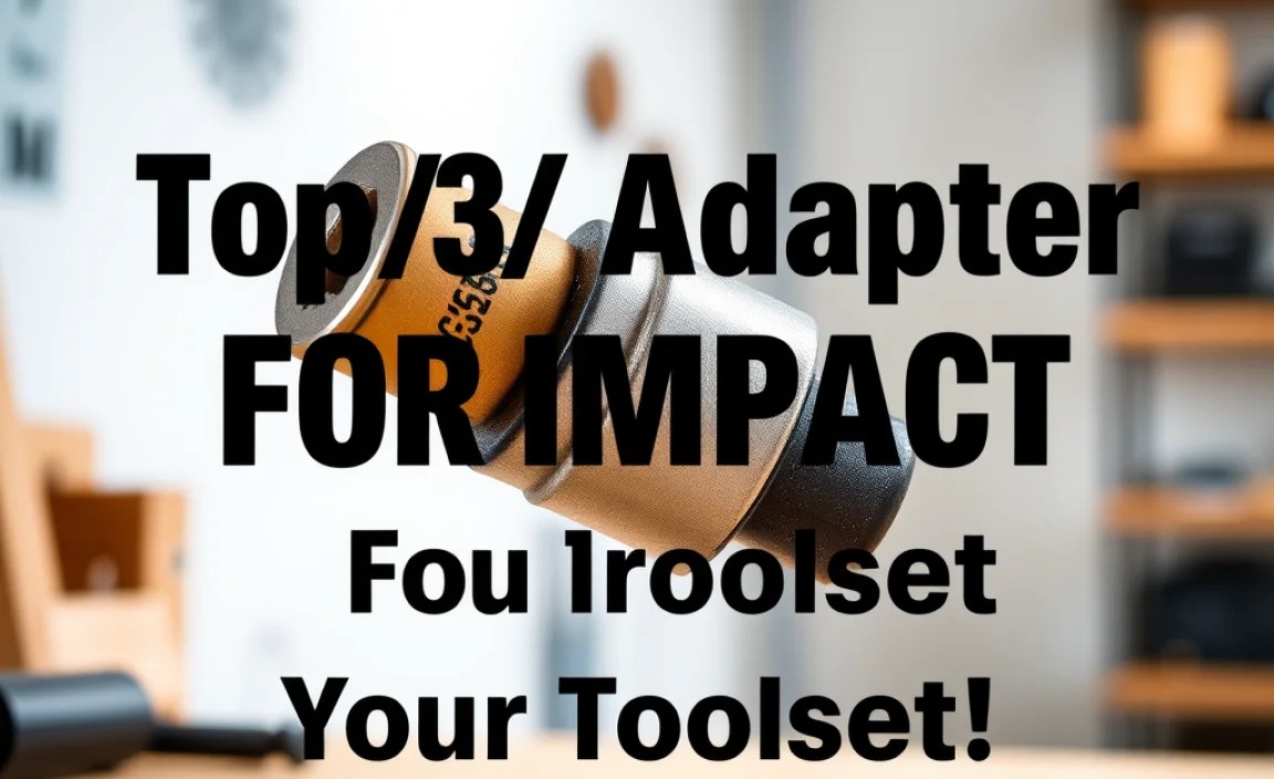 Top 3/8 Adapter For Impact: Boost Your Toolset!