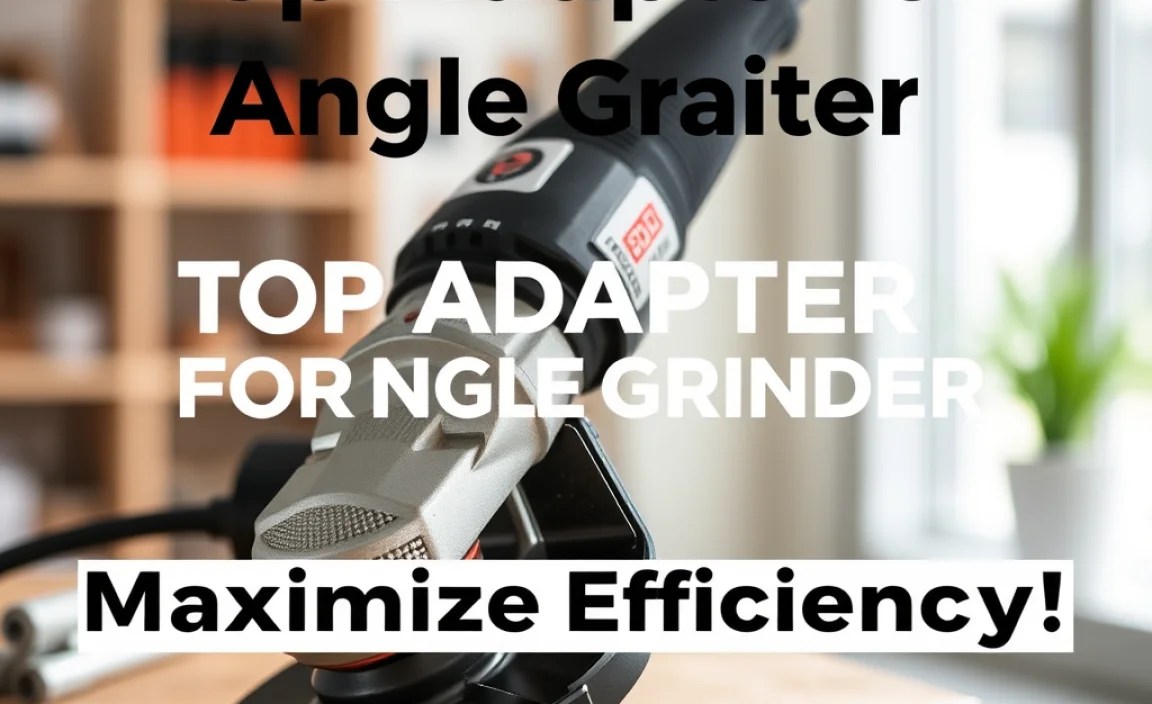Top Adapter For Angle Grinder: Maximize Efficiency!