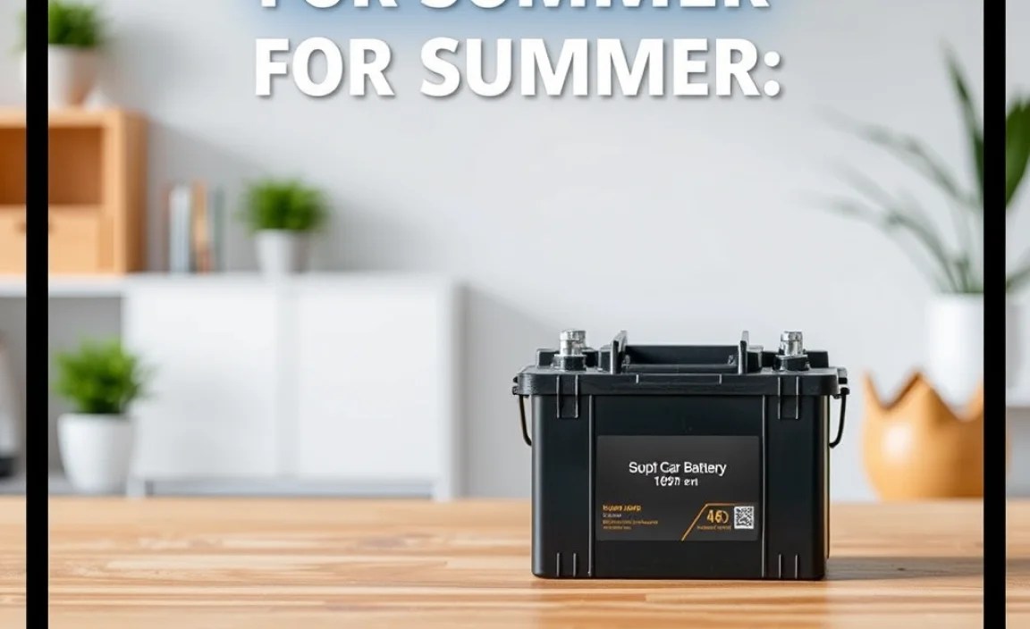 Top Battery Types for Summer Use