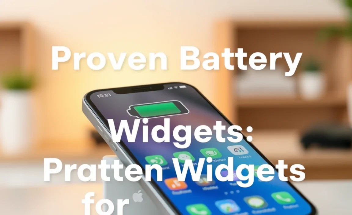 Top iPhone Battery Widgets to Consider