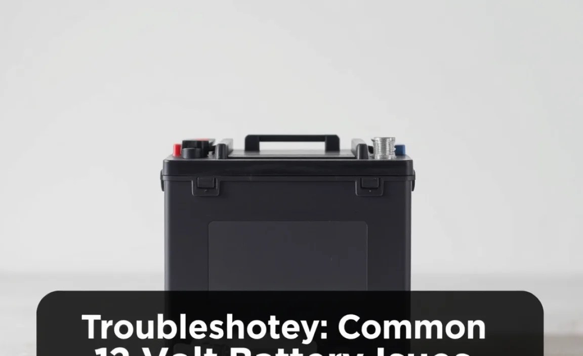 Troubleshooting Common 12 Volt Battery Issues