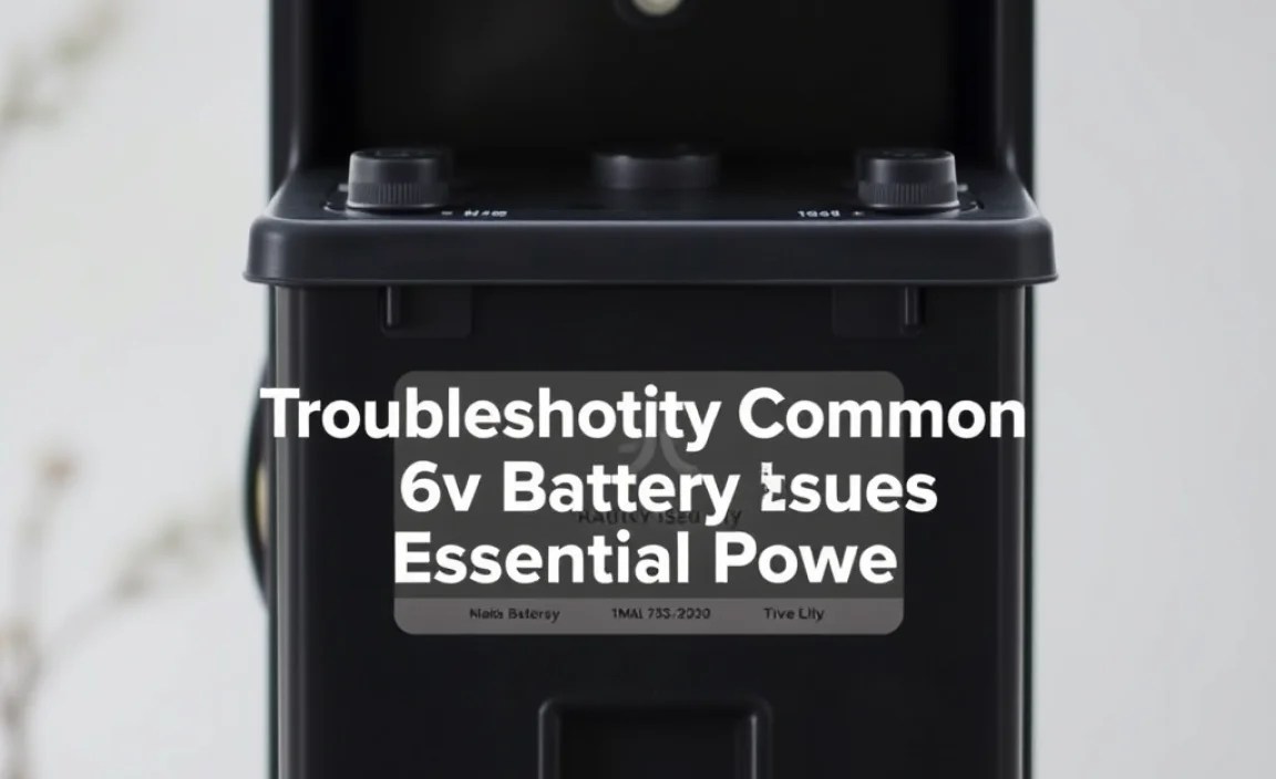 Troubleshooting Common 6v Battery Issues