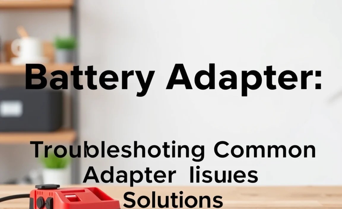 Troubleshooting Common Adapter Issues