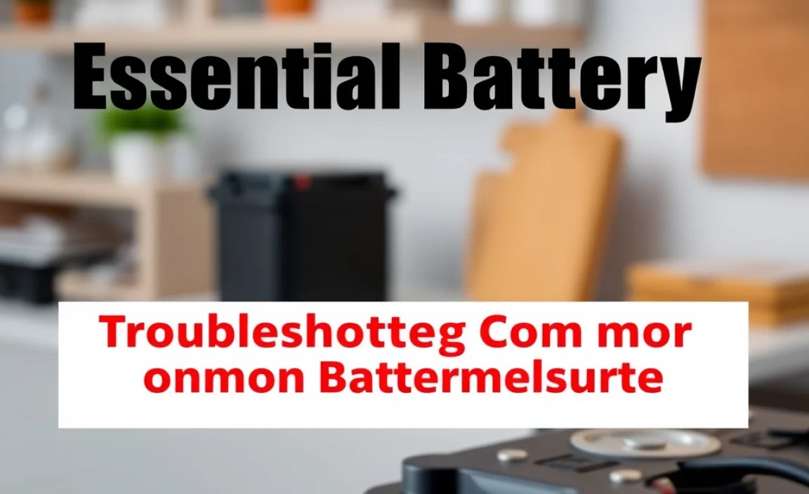 Troubleshooting Common Battery Issues