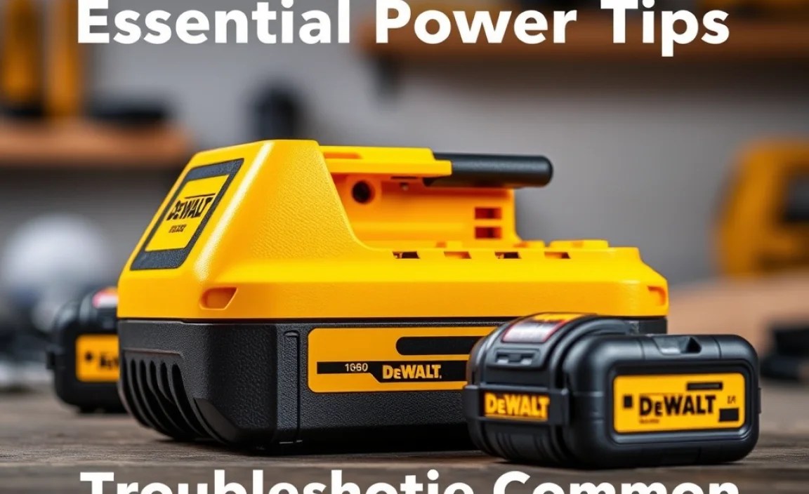 Troubleshooting Common DeWalt Battery Issues