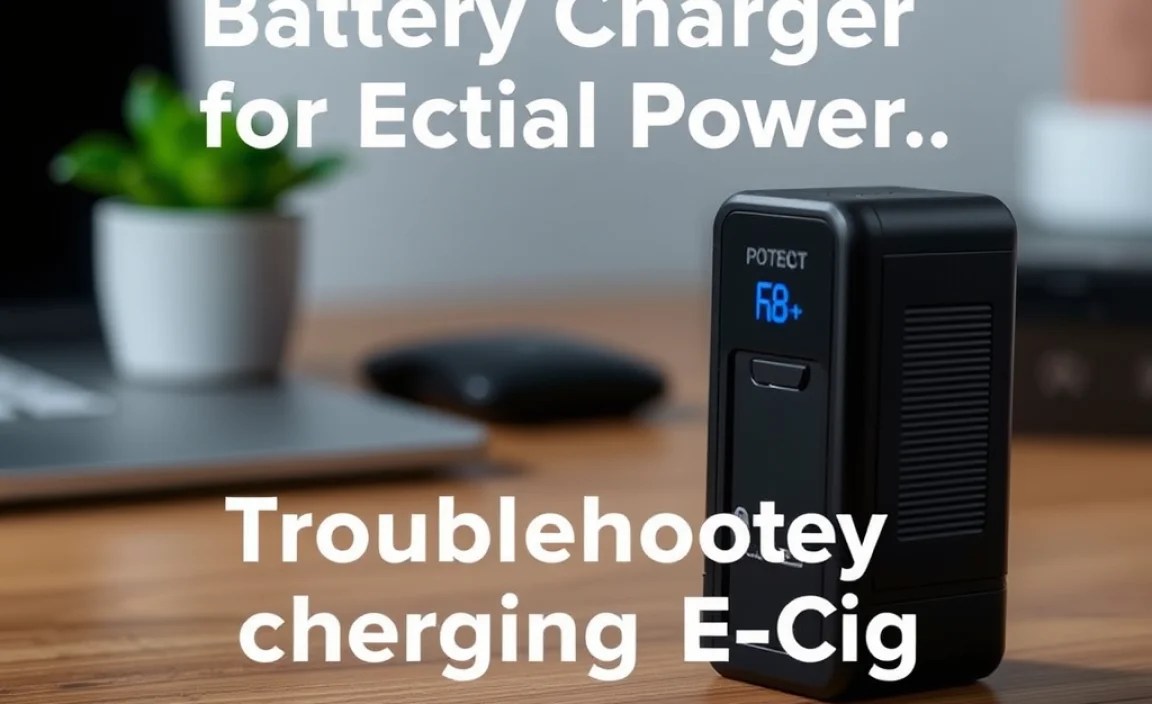 Troubleshooting Common E-Cig Charging Issues