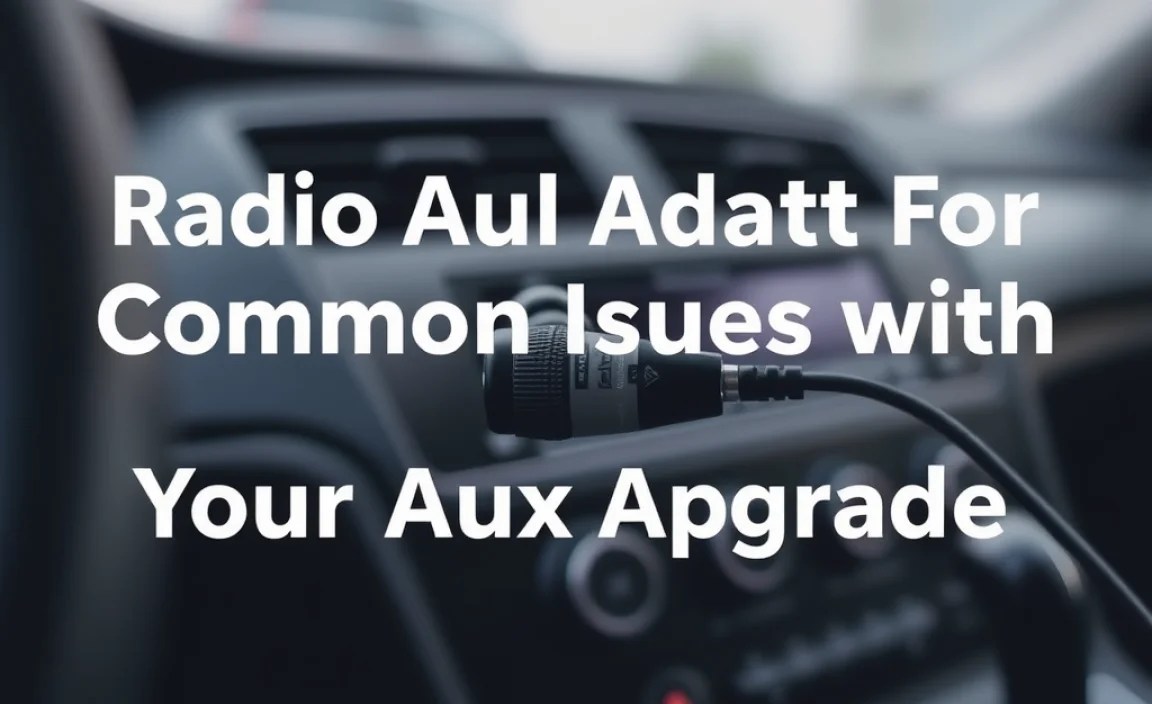 Troubleshooting Common Issues with Your Aux Adapter