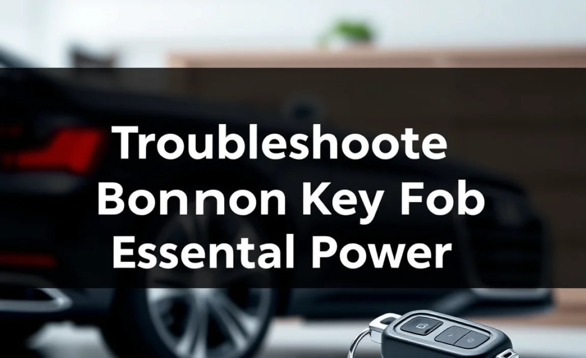 Troubleshooting Common Key Fob Issues