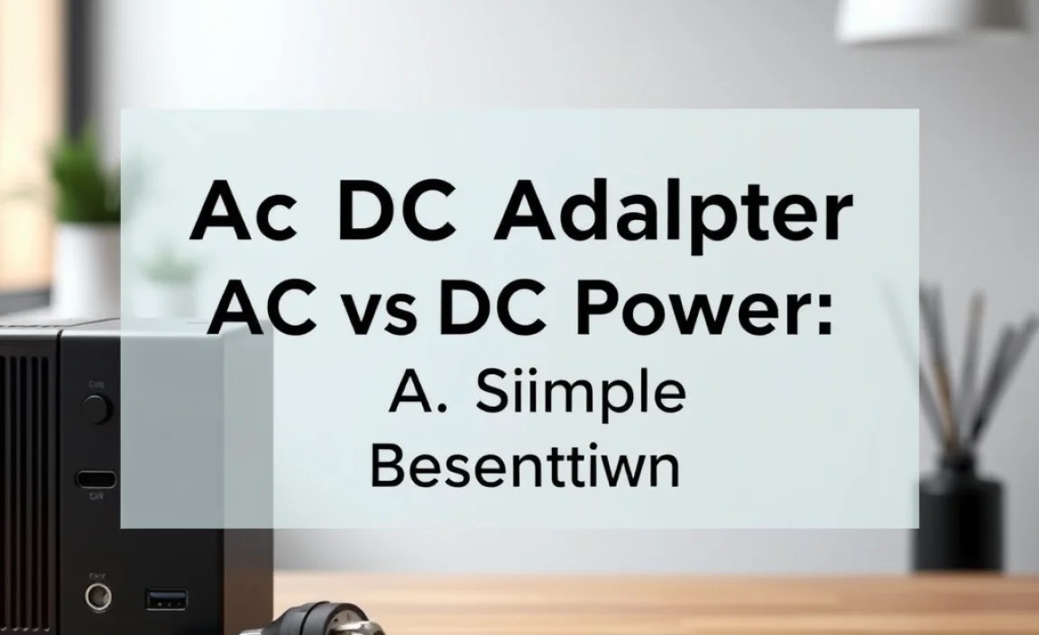 Understanding AC vs. DC Power: A Simple Breakdown