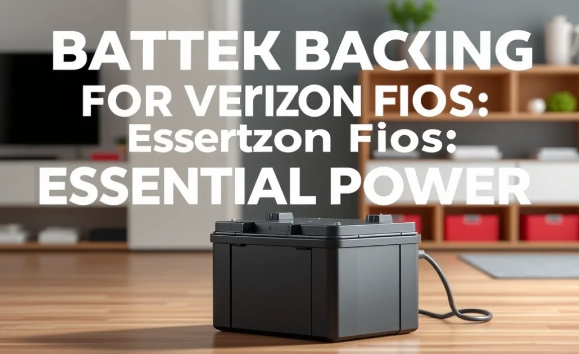 Understanding Backup Battery Types and Specifications