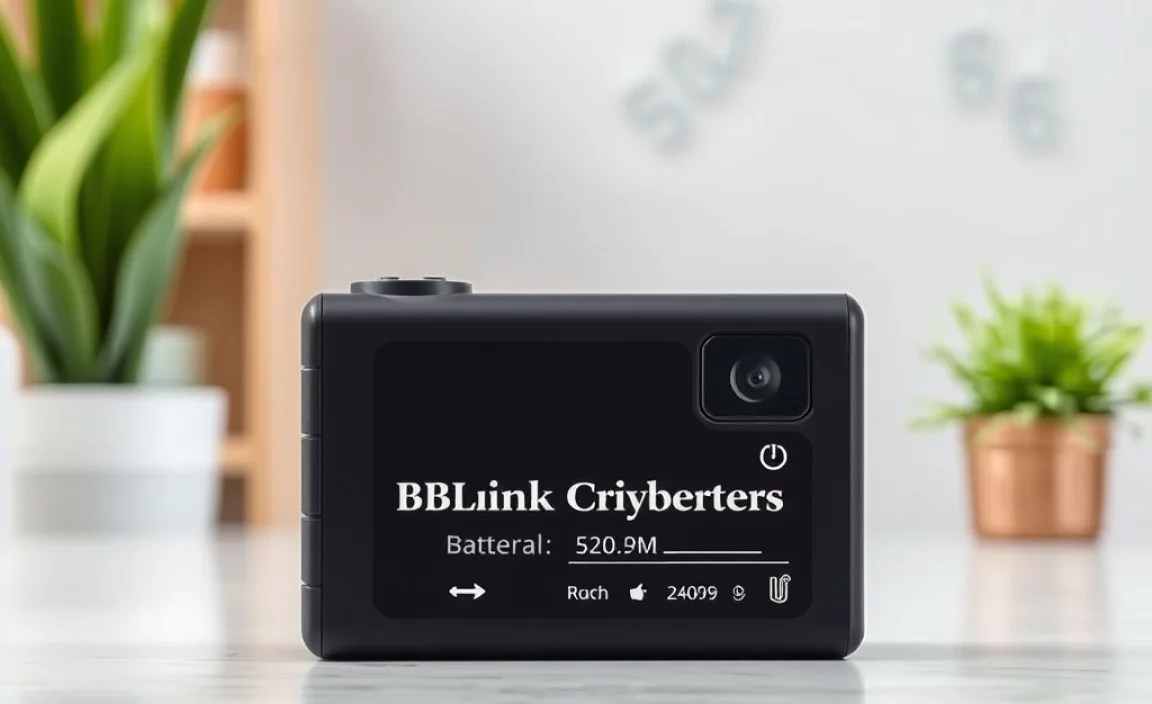 Understanding Blink Camera Battery Types