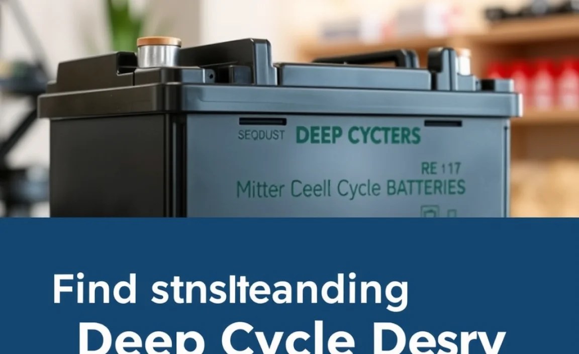 Understanding Deep Cycle Batteries