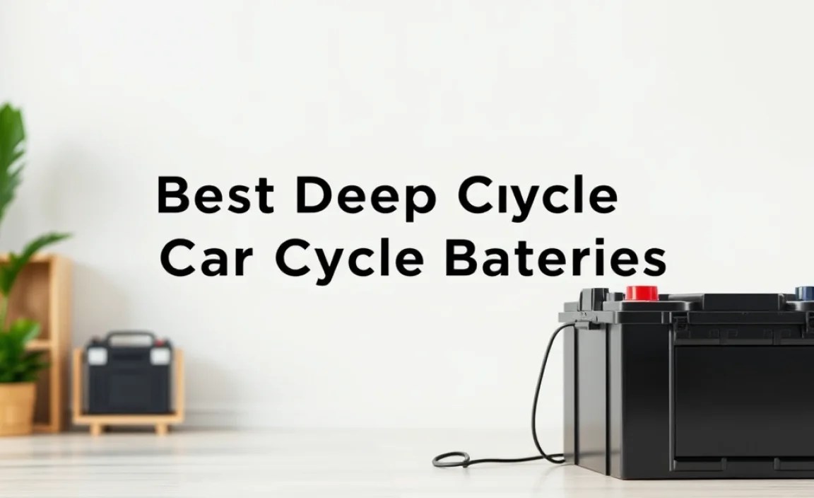 Understanding Deep Cycle Batteries