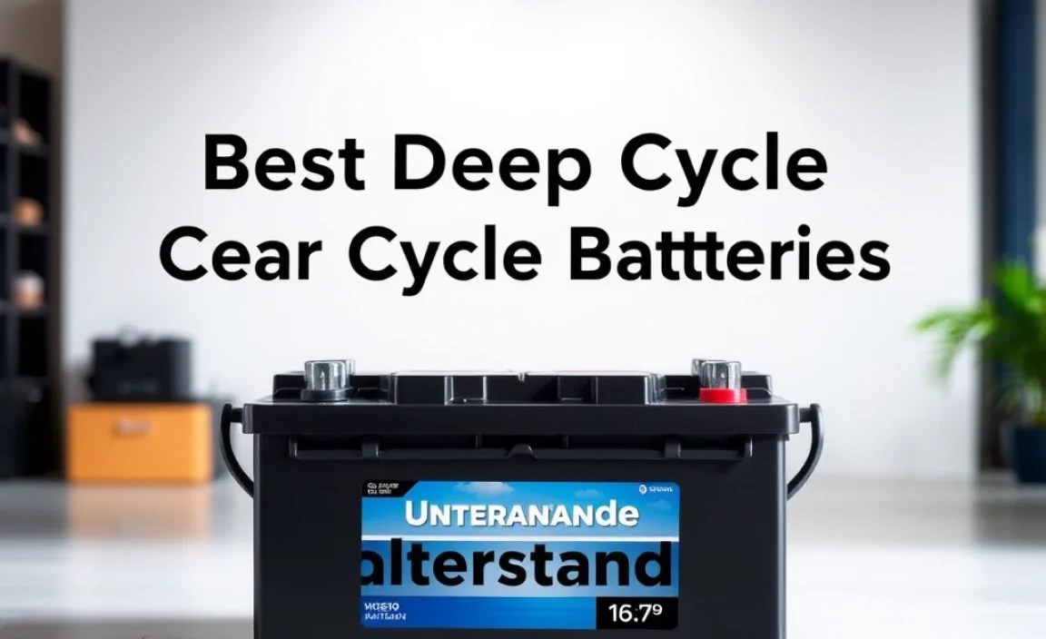Understanding Deep Cycle Batteries