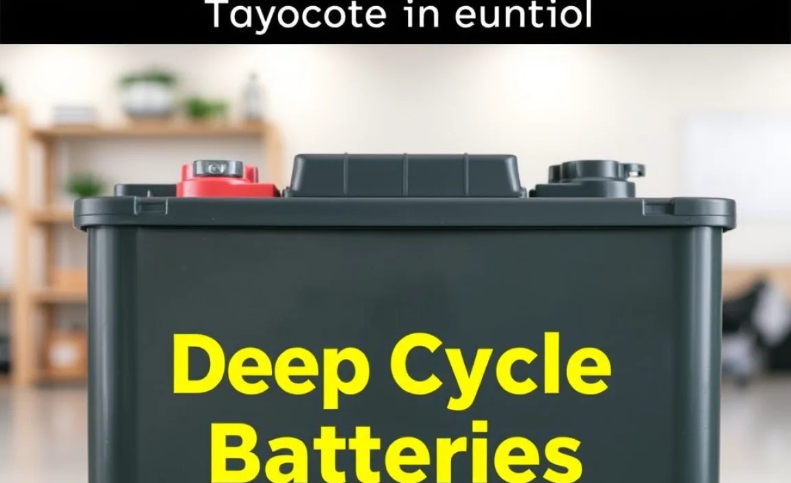 Understanding Deep Cycle Batteries