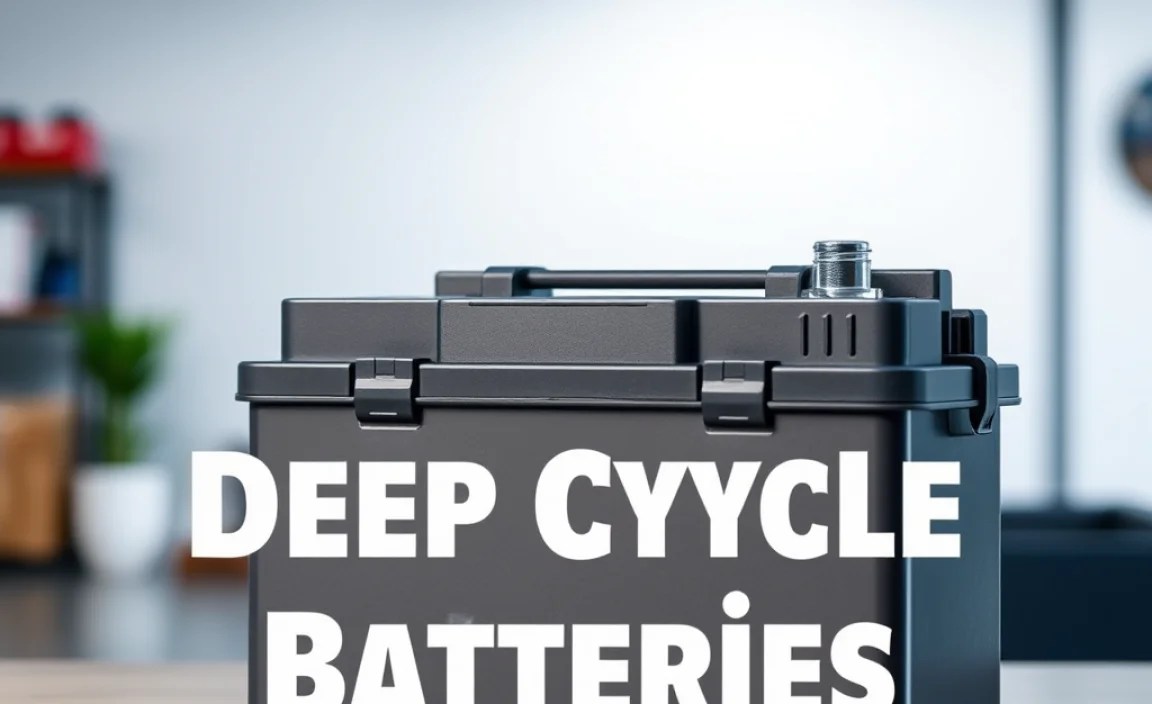 Understanding Deep Cycle Batteries