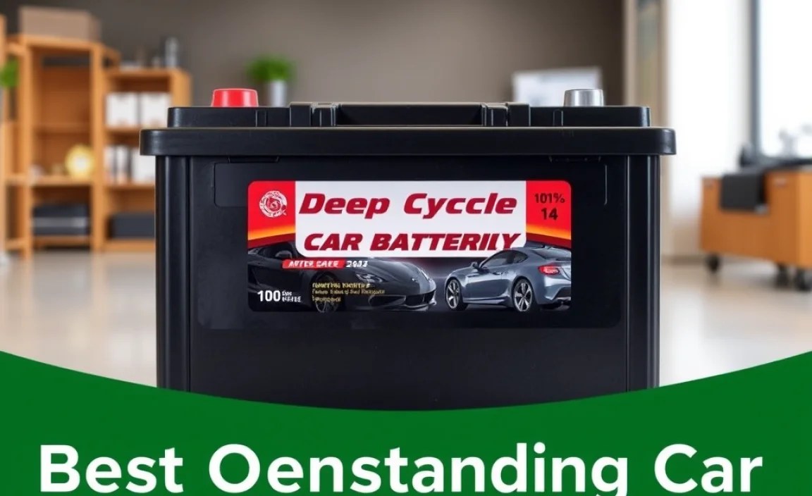 Understanding Deep Cycle Car Batteries