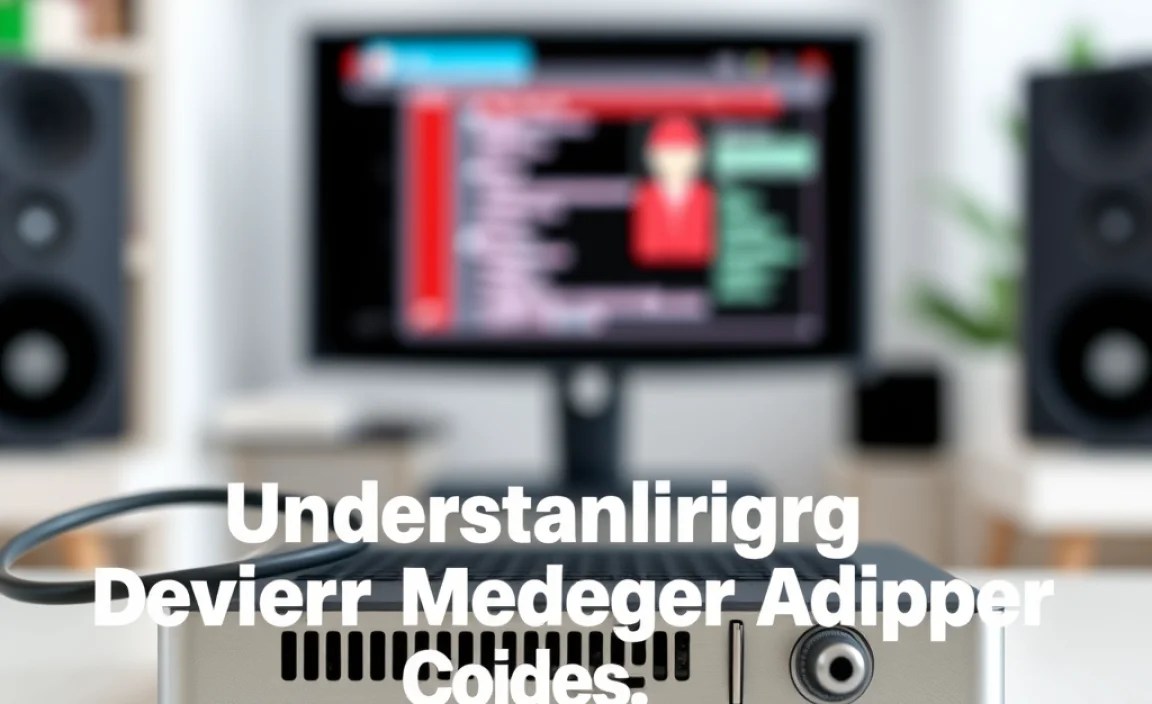 Understanding Device Manager Error Codes