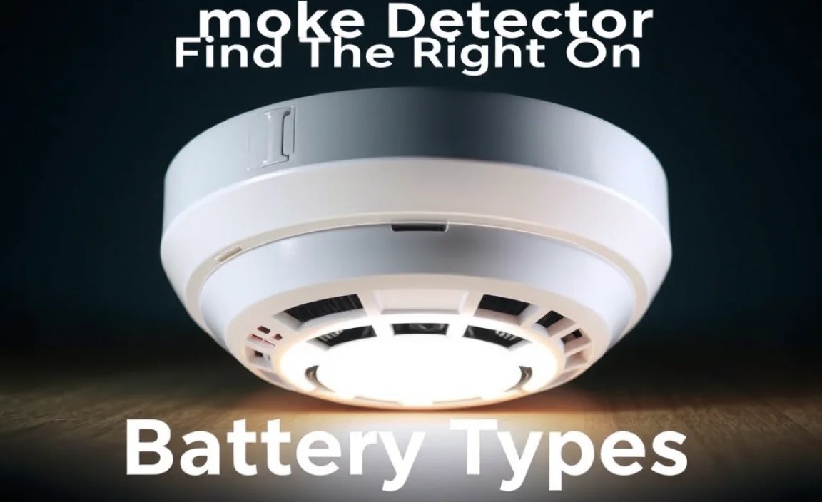 Understanding Smoke Detector Battery Types