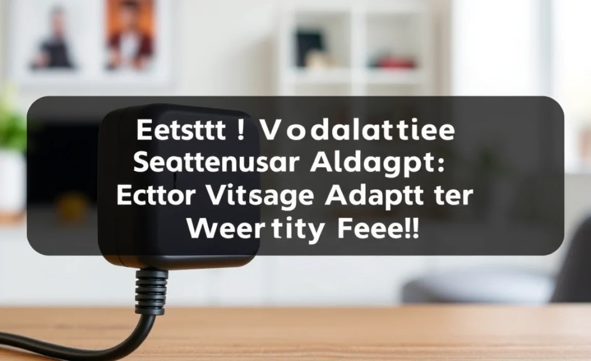 Understanding Voltage Adapter for England