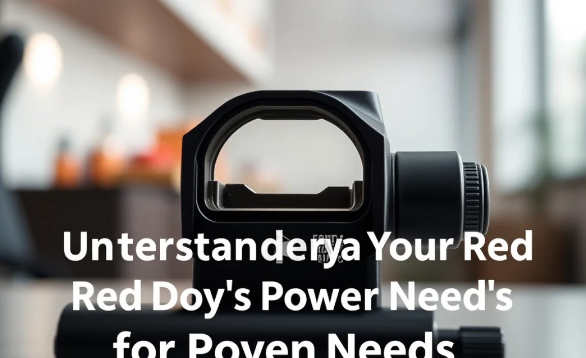 Understanding Your Red Dot Sight’s Power Needs